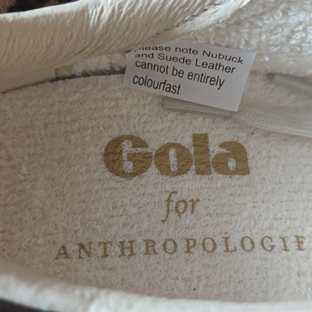 Gola Women's Leopard Print Sneakers with Blue Accents Retail $110.00US - Picture 14 of 16